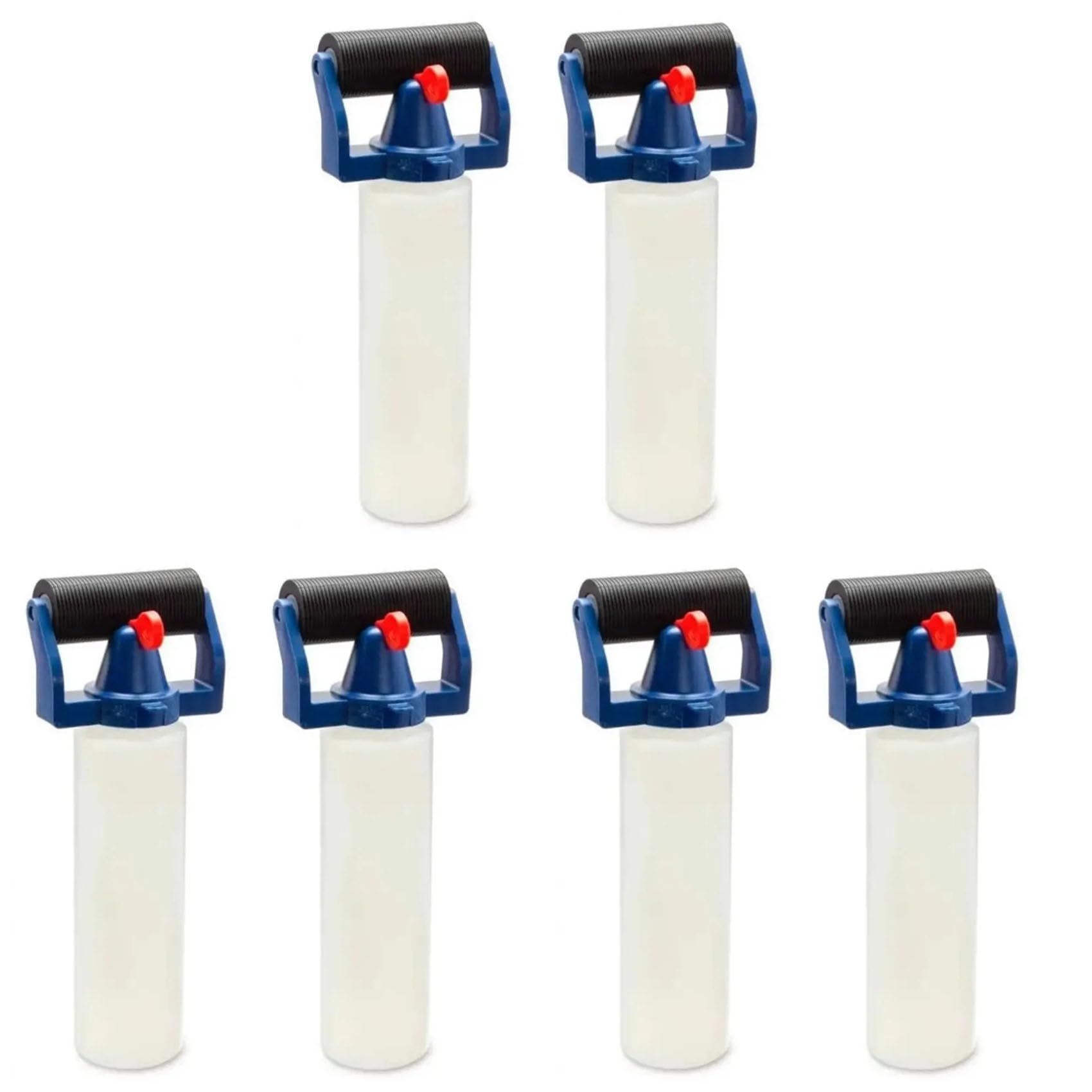 Jnchdghwa As Shown 6Pcs Glue Applicator Roller Dispenser Pe Plastic Applicator Bottle 8Oz Glue Bottle For Wood Processing Painting Supply
