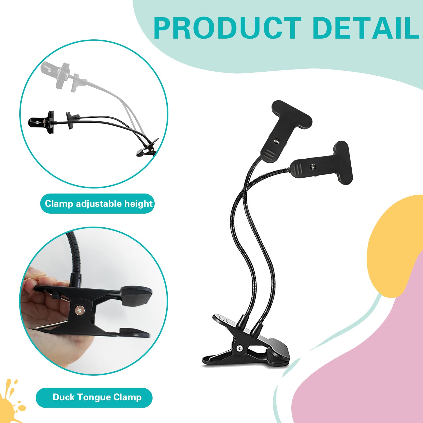 Soporte para bastidor de bordado, soporte para marco de bordado ajustable, para manualidades, para manualidades, proyectos de costura