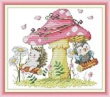 Parfait pour les décorations murales, la décoration de la maison. Cadeau idéal pour Noël, la Saint-Valentin, un anniversaire, la fête des mères et le Nouvel An. Les œuvres d'art au point de croix vous apporteront un moment agréable et un tel sentiment d'accomplissement lorsque vous terminez le travail