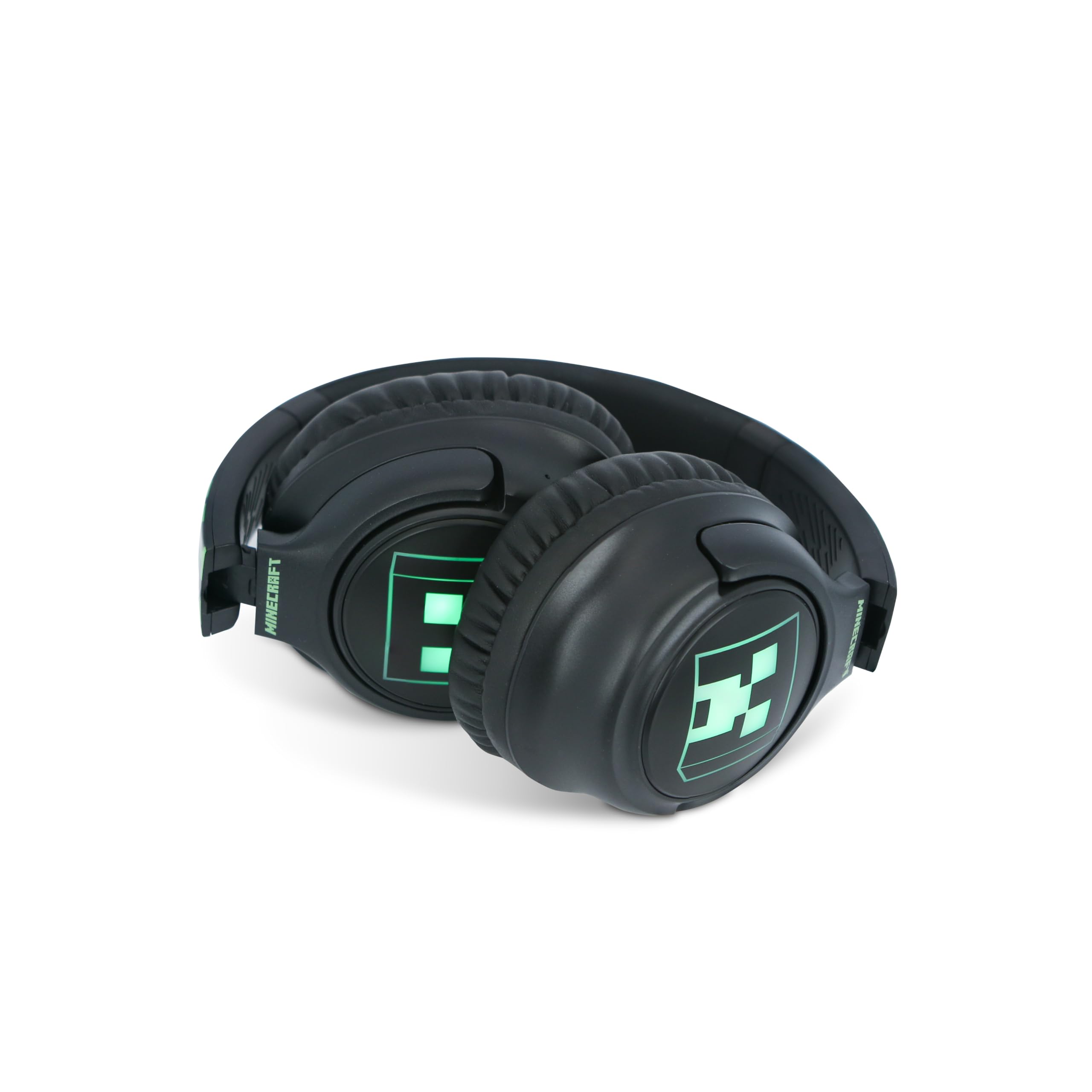 OTL Technologies Auriculares INALÁMBRICOS Minecraft Plegables con LUZ LED