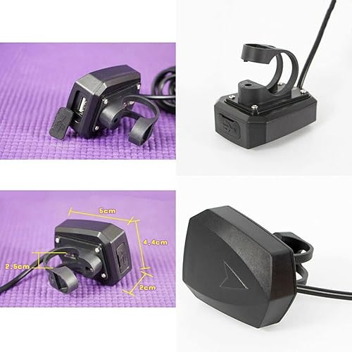 Miniatura 3 de Adaptador de cargador de corriente USB para manillar Cargador de teléfono 36 V 48 V 60 V 72 V 84 V a 5 V 2A para bicicleta Ebike motocicleta negro