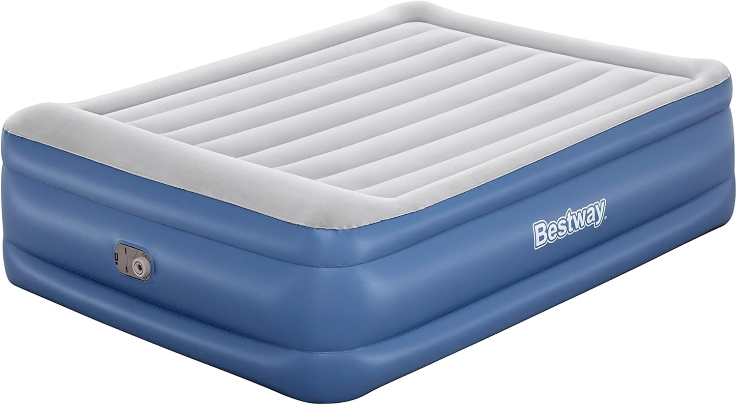 Bestway 80" x 60" x 22"/2.03m x 1.52m x 56cm Tritech Air Mattress Queen Built-in AC Pump