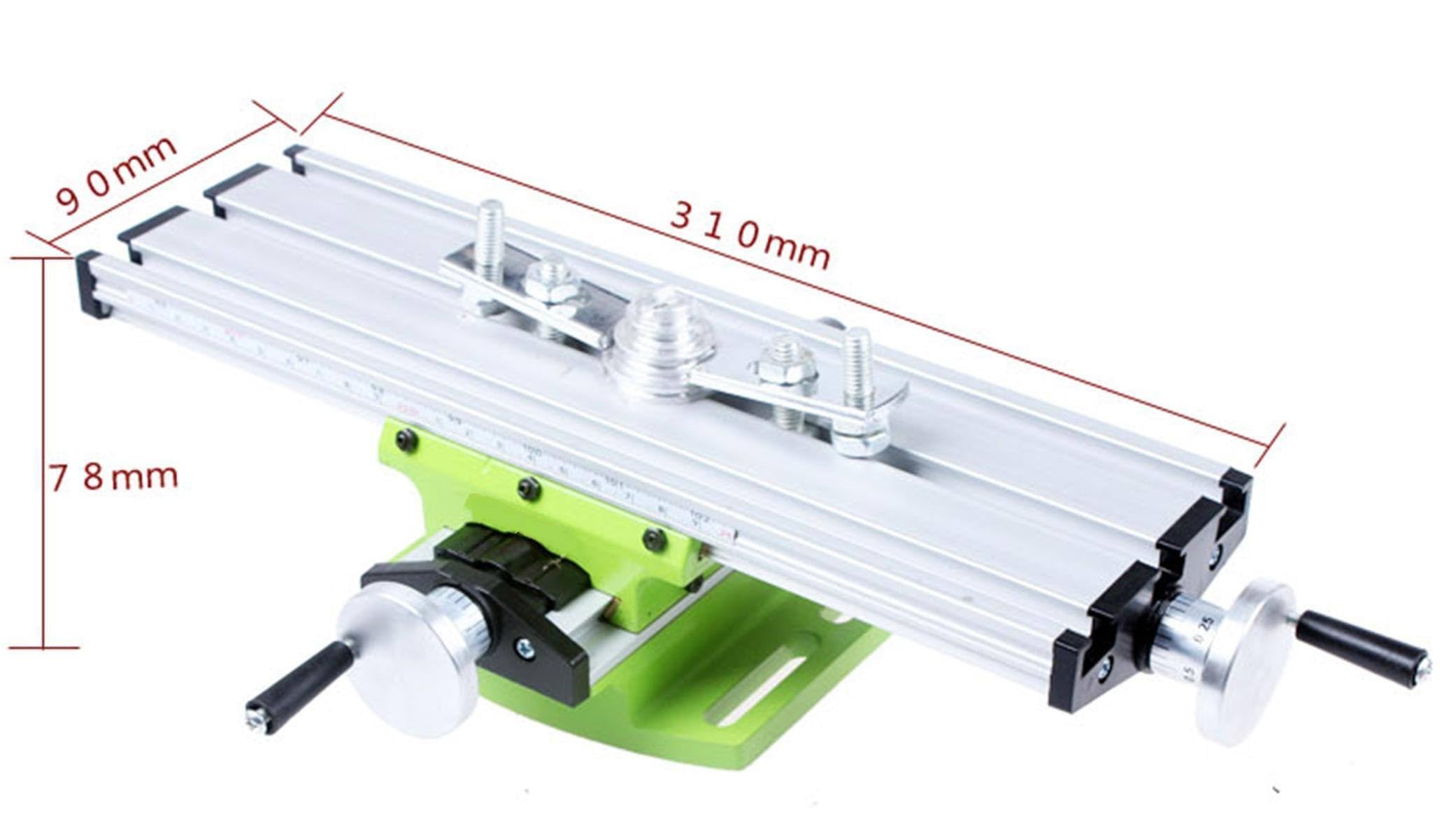 Multifunction Milling Machine Bench Drill Vise Fixture Worktable Adjustment Coordinate Table DIY Accessories for Mini Lathe