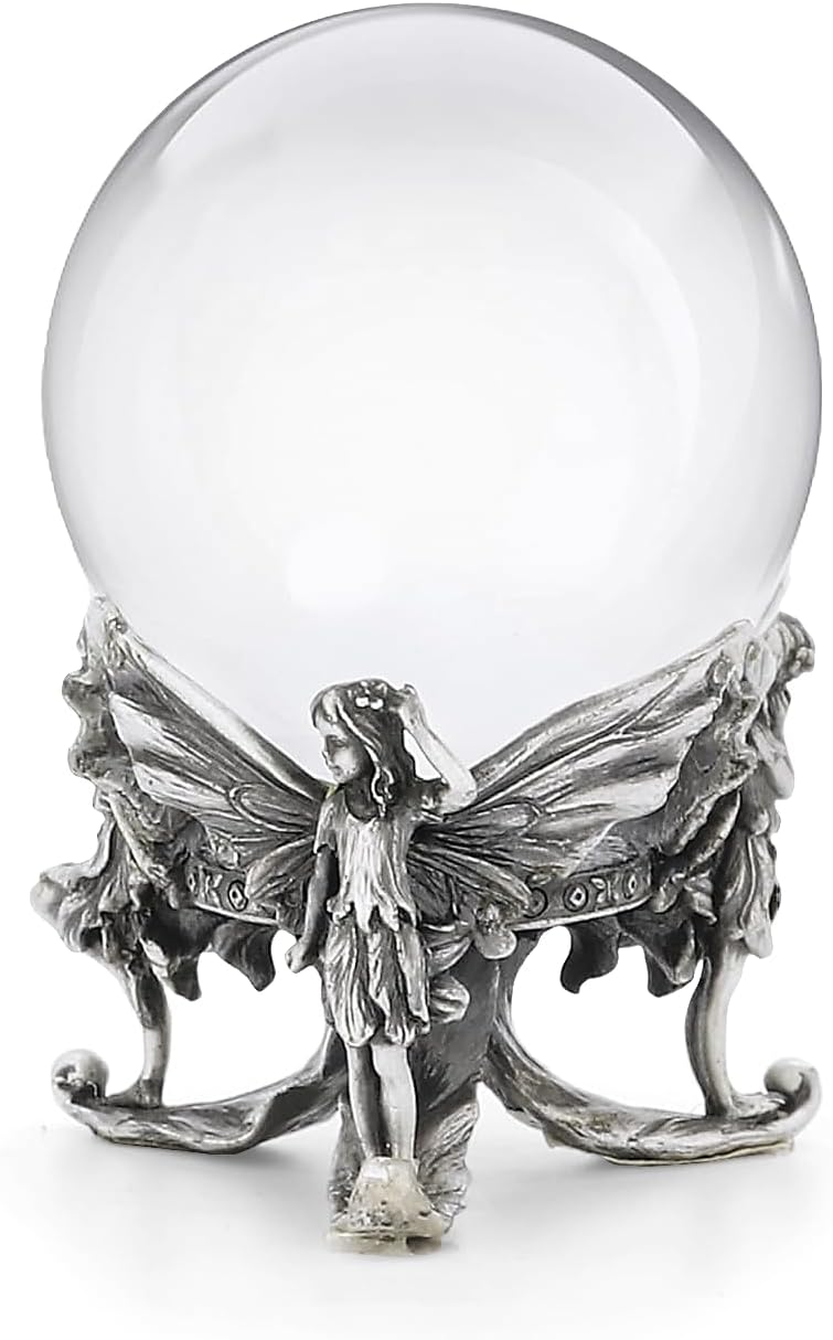 Veronese Design Fairy Crystal Ball Stand