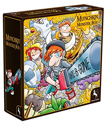 Preisvergleich Produktbild Pegasus Spiele 17027G - Munchkin Monsterbox Cover 1, Huang-Edition
