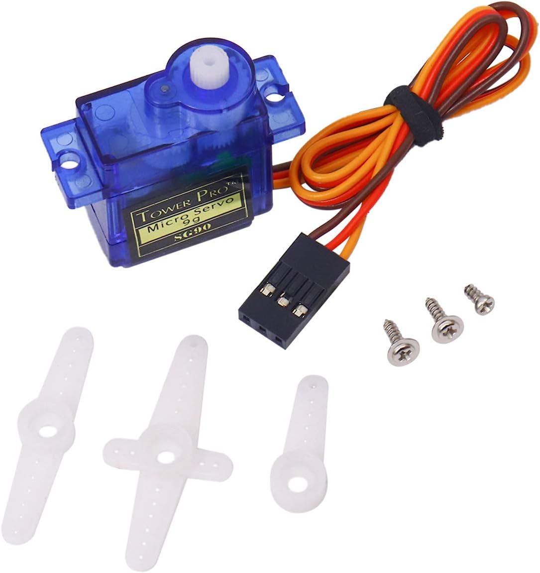 Pack of 1 SG90 Micro Digital Servo Motor 9G for RC Helicopter Airplane Boat Robot Controls