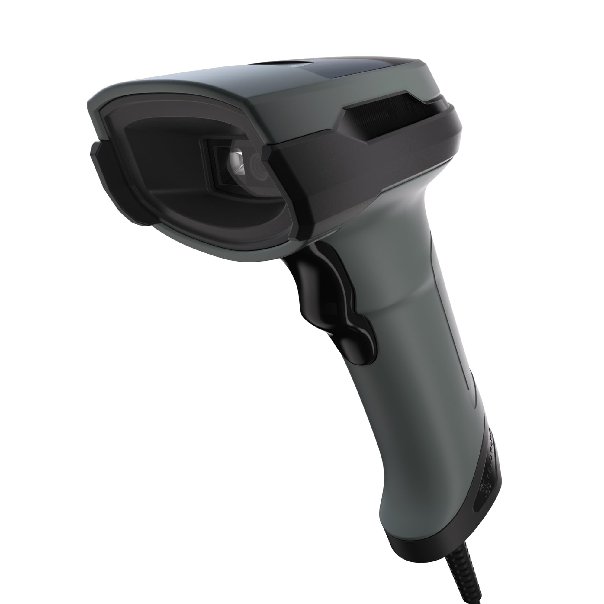 Safescan 330-W - Escáner de códigos de Barras Que escanea códigos 1D y 2D - Escáner para códigos dañados y de Color - con Cable USB - Escáner de códigos QR - Plug & Play - Incluye Soporte