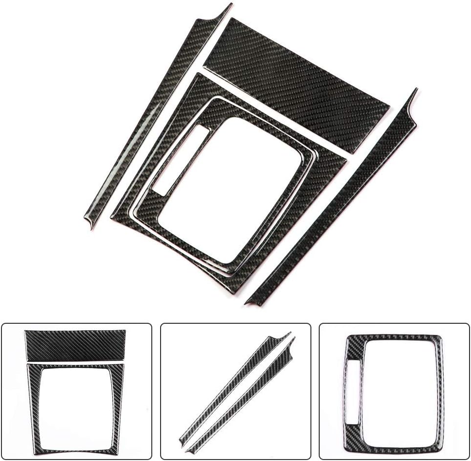 Gear Shift Panel Frame, Gear Shift Panel Cover Set, Carbon Fibre Gear Shift Frame, Suitable for Providing Protection for The Shift Panel(Left-Hand Side)