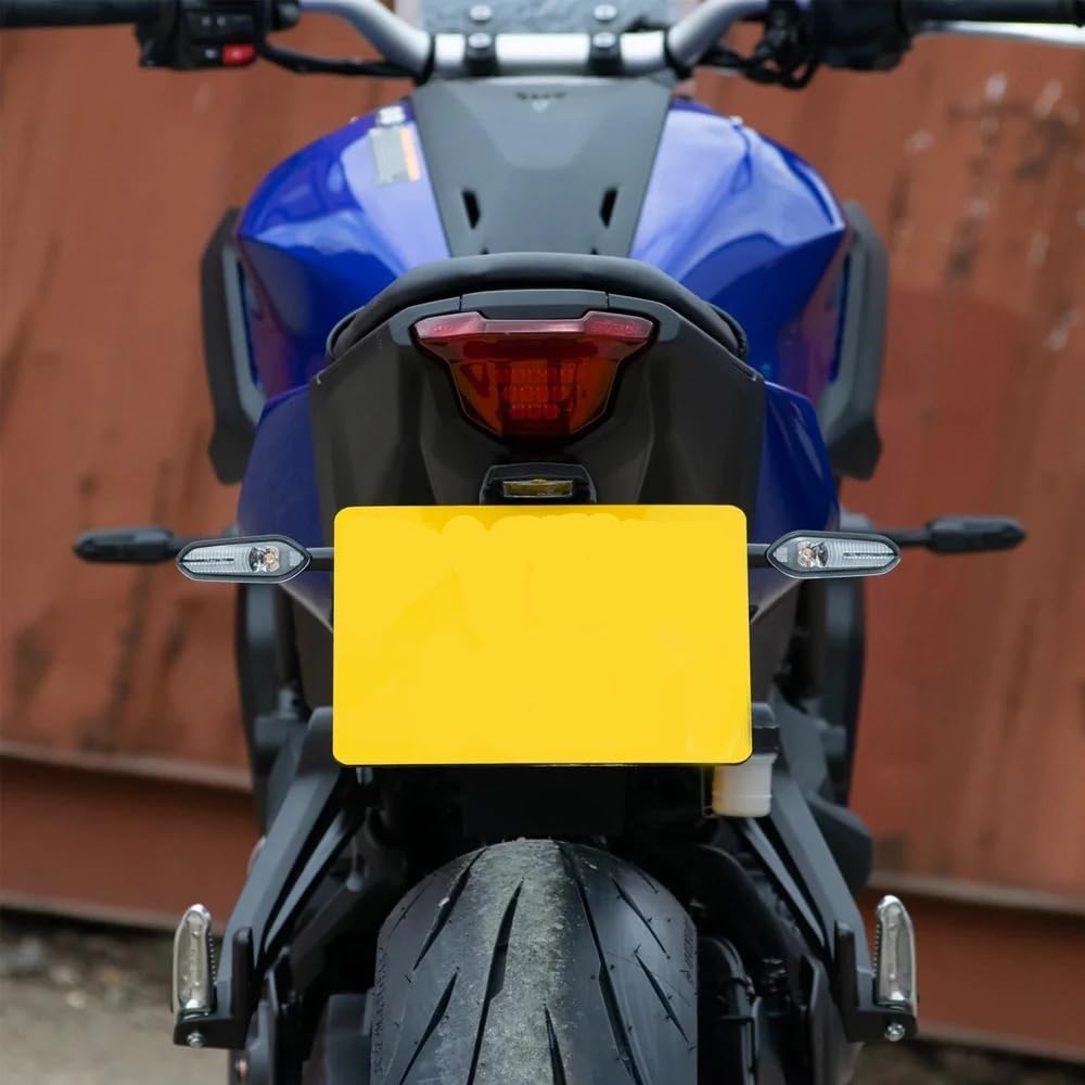 Rama na rejestrację motor Pasuje do YAMAHA MT-07 2025 Tail Tidy Plug and Play uchwyt na tablicę rejestracyjną