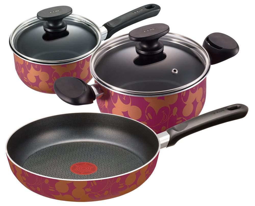 Amazon｜T-fal ディズニー・ピンク フライパン 19cm A18602