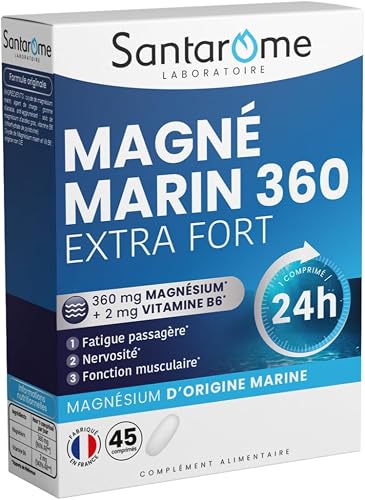 Magnésium Marin 360 mg + Vitamine B6 SANTAROME