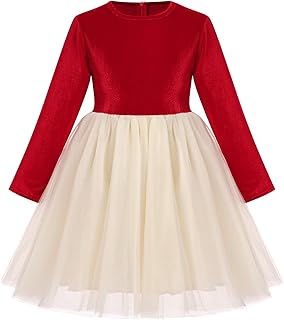 Vintage Princess Toddler Baby Girl Long Sleeve Velvet Ruffle Tutu Lace Dress Xmas Wedding Birthday Party Fall Winter Clothes