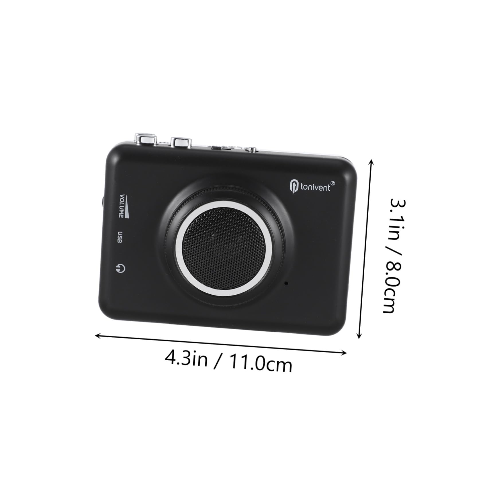 POPETPOP Cassette to Converter Portable Tape Player USB Output Lightweight Design for Music for Reliving Retro Memories Built Speaker