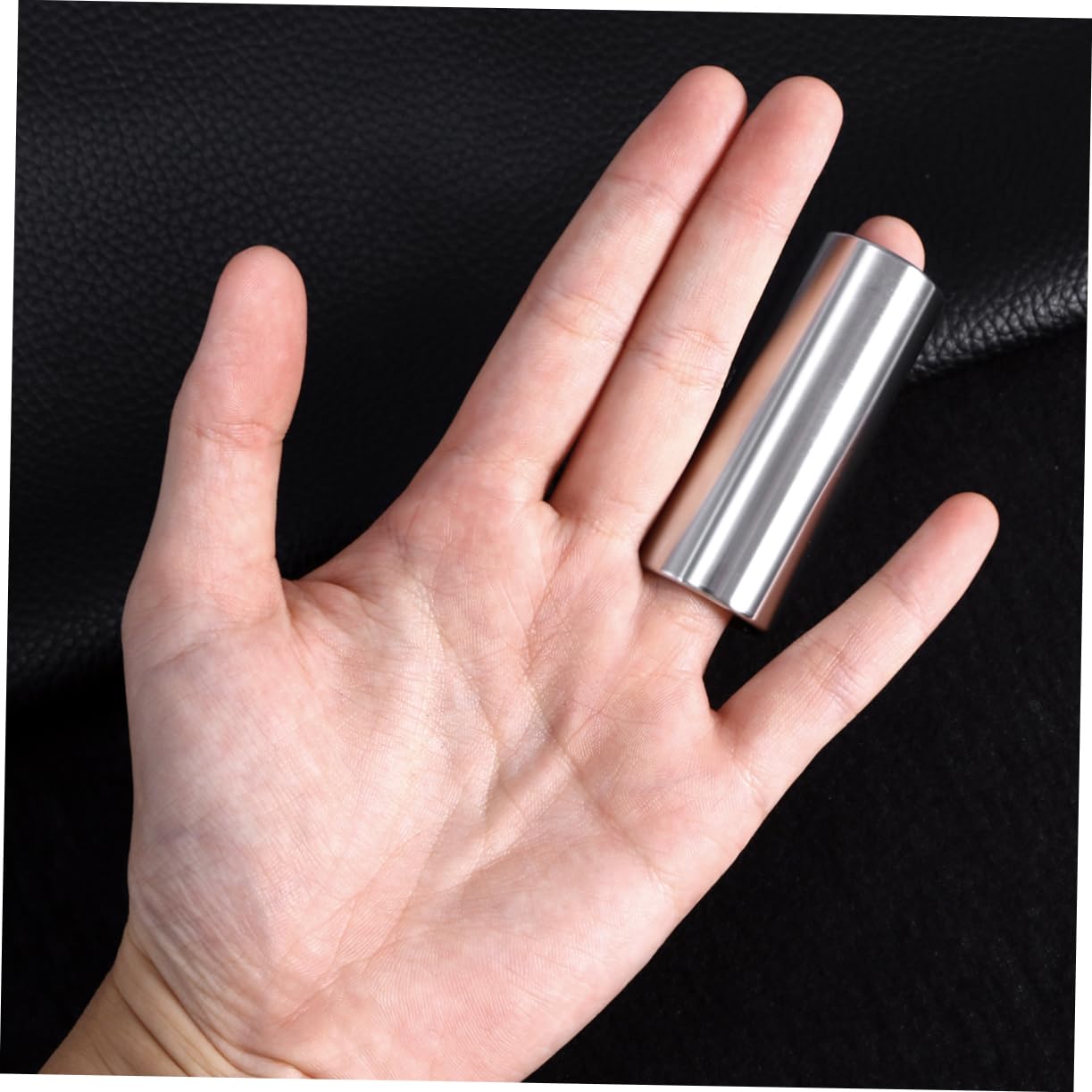 Milisten Acoustic Guitar 4 Pcs Glass Stainless Steel Slides Medium Bottleneck 60mm Guitar Equipment for Pros
