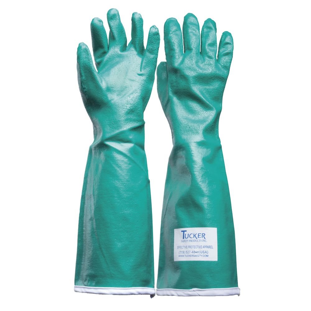Tucker Safety SteamGlove Green Nitrile Size Small - 20" L, 1 Pair