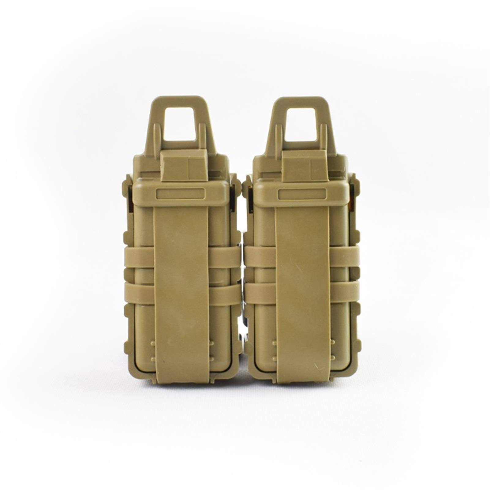 MP5/MP7 Molle Tactical Magazine Pouch Clip Fast Mag Holder Shell Quick Pull Holster Airsoft Military Hunting (Color : BK) - Image 3
