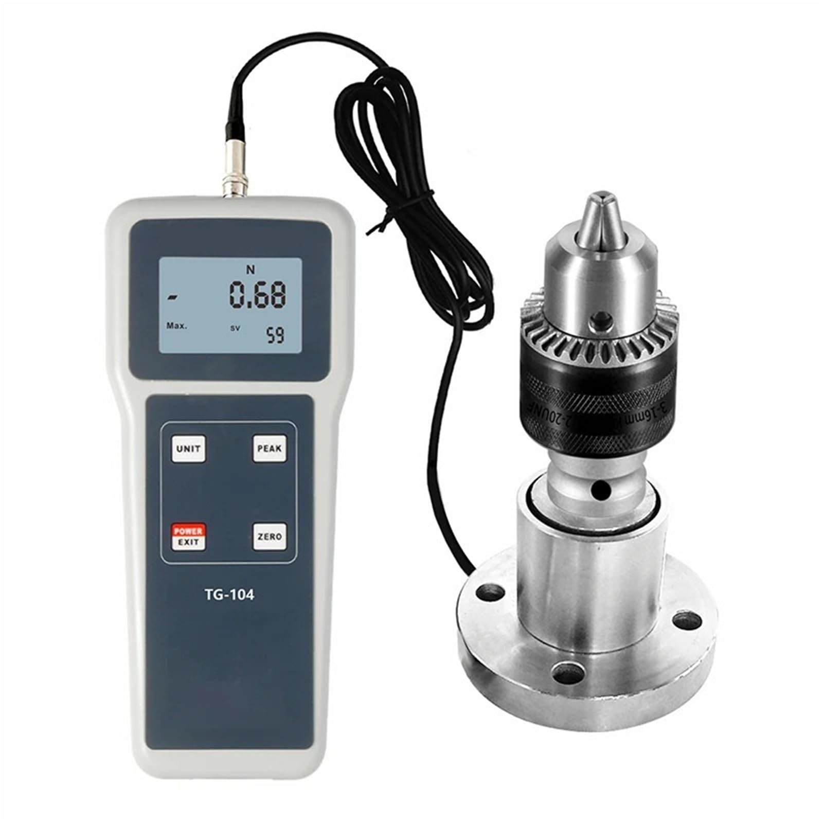 MINING Torque Adapter Digital Torque Gauge TG-104-1N.m/5N.m/20N.m High-Precision Tester Load Testing Machine(TG-104-20Nm)