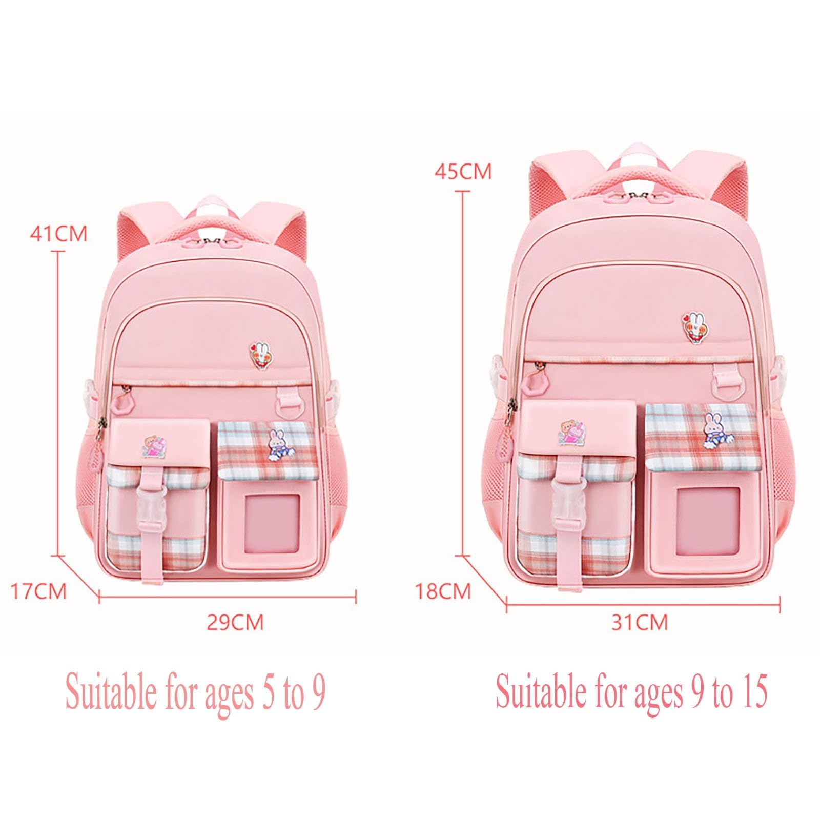 Zaino Scuola Materna Bambina, Zaino Bimba Asilo Back To School | Zainetto Asilo Bimba Luminoso E Fluorescente Zaini Scuola Media Ragazza Moderno E Alla Moda Zaini Scuola Elementare