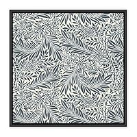 SIGNWIN Framed Canvas Wall Art Leaves Pattern Canvas Prints Home Artwork Decoration for Living Room,Bedroom - 16x16 inches