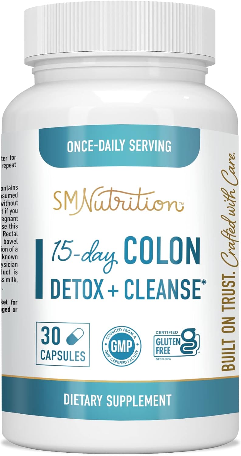 Buy 15 Day Quick Colon Detox & Cleanse 30 Capsules Colon Detox with