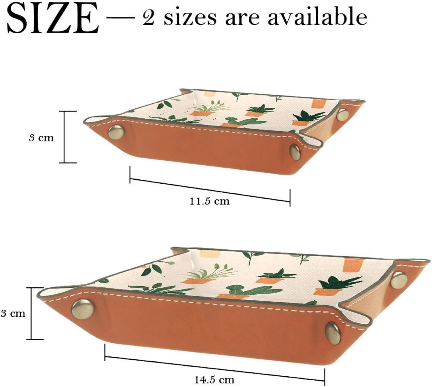 Microfiber Leather Dice Trays Holder for Dice Games Like RPG DND, Plants Pattern Dice Holder Storage Box Portable Folding Rolling Dice Tray, 20.5x20.5cm image 4