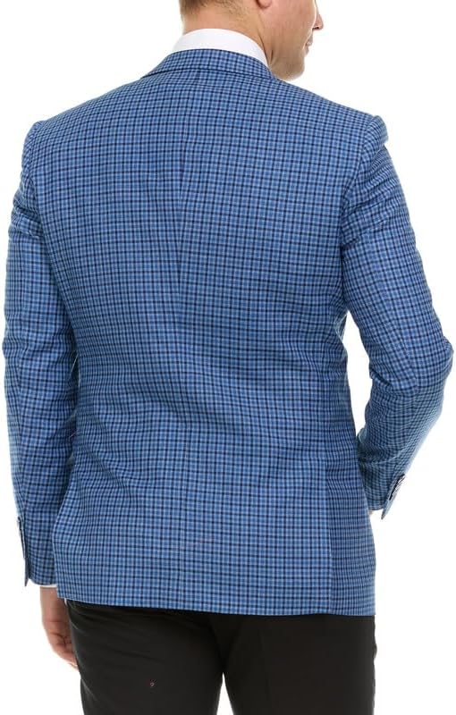Adam Baker Men's Single Breasted Ultra Slim Fit Wool Blazer/Sport Coat - Many Styles and Colors - Image 2