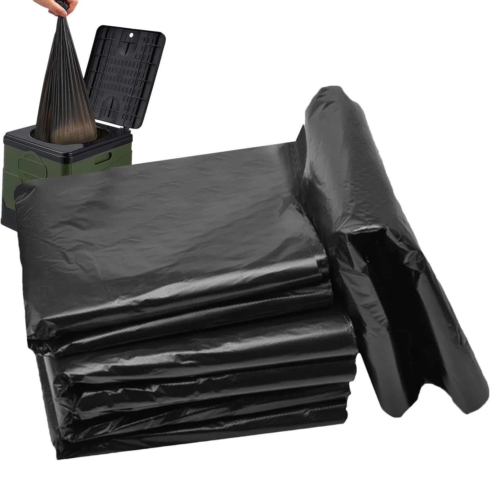 80 Sacchetti Igienici Per Campeggio - 45L, Biodegradabili, Per Toilette Portatili, Viaggi E Escursionismo - Foto 10