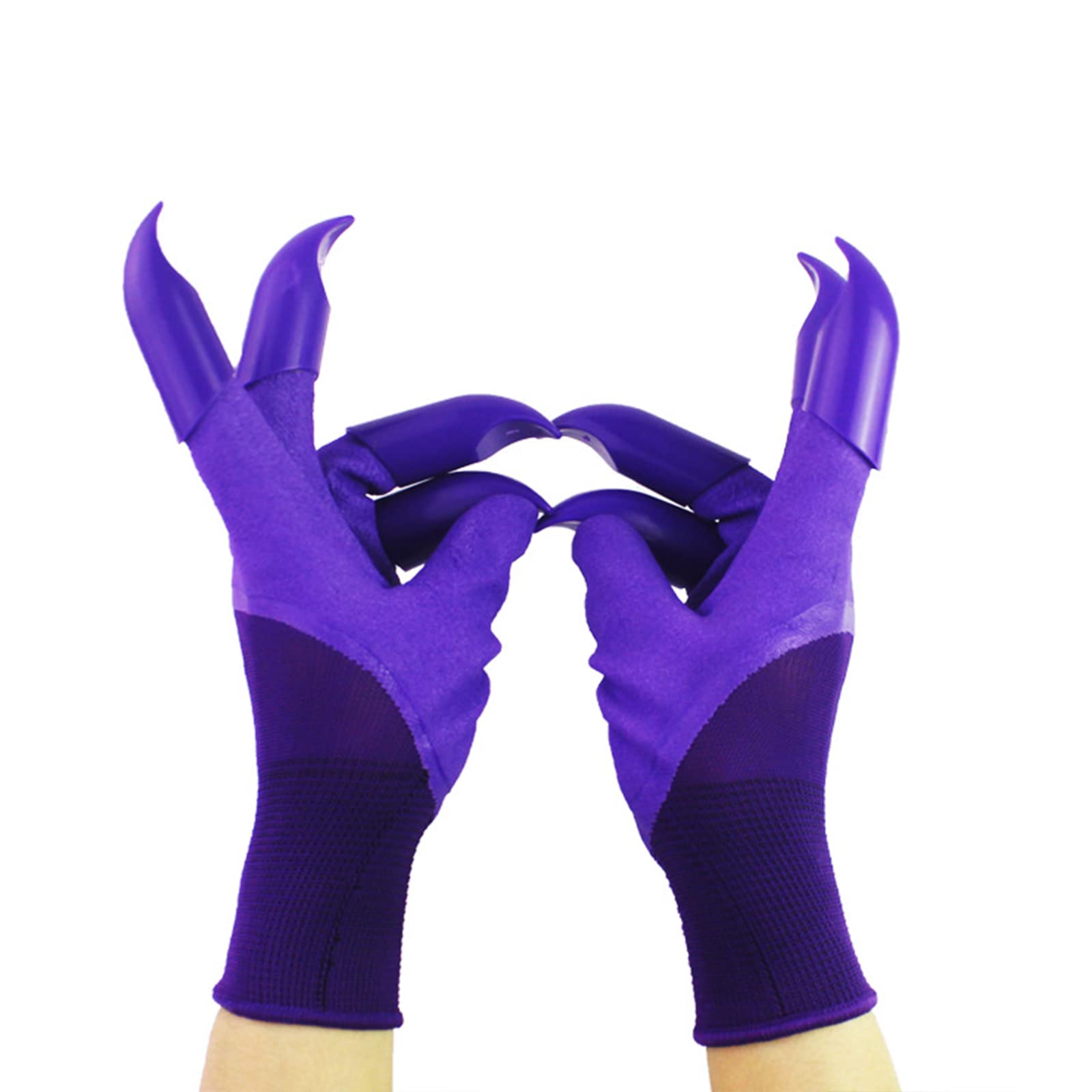 1 Pair of Garden Gloves with Claws, Waterproof Gardening Gloves for Digging and Planting, Best Garden Gifts for Men and Women