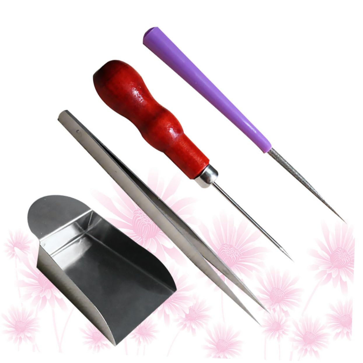 Operitacx Lot De 3 Accessoires Professionnels Pour Fabrication De Bijoux - Kit D'outils De Fabrication De Bijoux - Tige D'alésage - Aiguille Et Pince