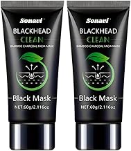 Sonavi Charcoal Peel Off Mask - 120g | Deep Cleansing, Fade Dark Spots & Skin Nourishment | For Men & Women (Pack of 2)