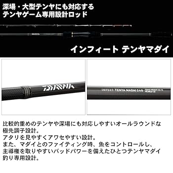 ダイワ(DAIWA) 船竿 インフィート テンヤマダイ 240 釣り竿 ダイワ(DAIWA) 船竿 インフィート テンヤマダイ 240 釣り竿