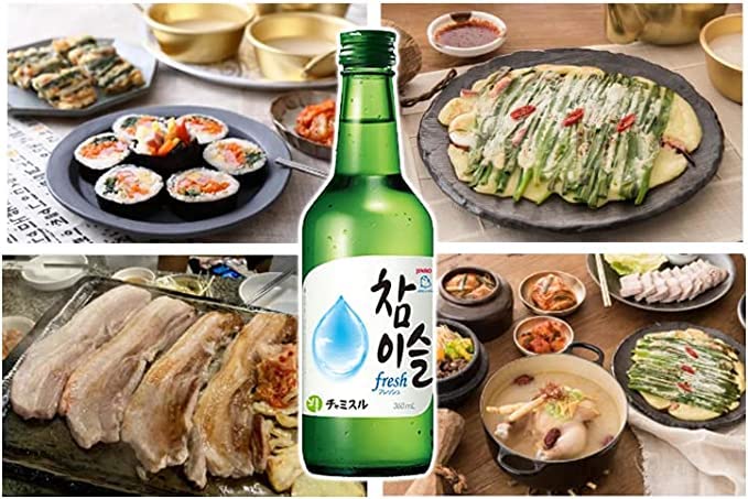Amazon.co.jp: チャミスル フレッシュ 16.5％ 1本 焼酎 韓国焼酎 360ml