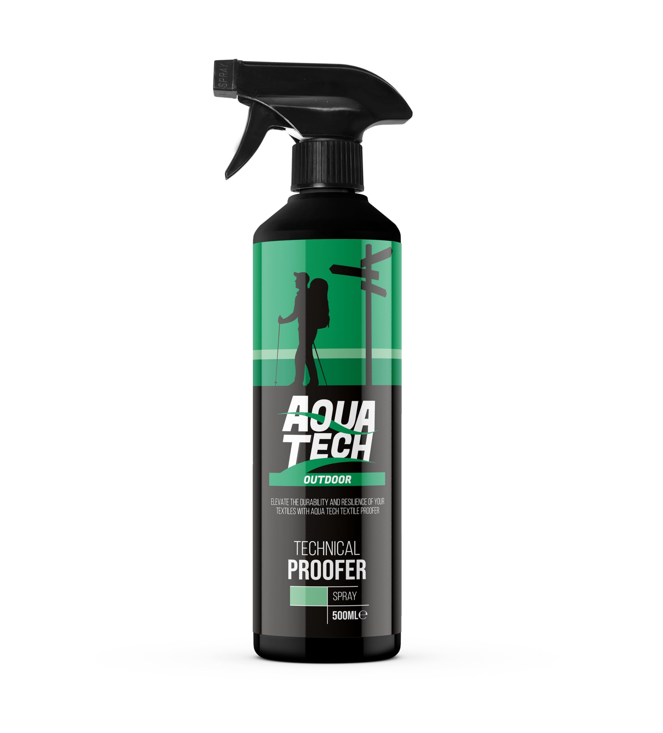Technical Proofer Textile Shield | Spray-on Waterproofer for Wet Weather and Hiking Garments | Works with Gore-Tex Without Solvent - 500ml