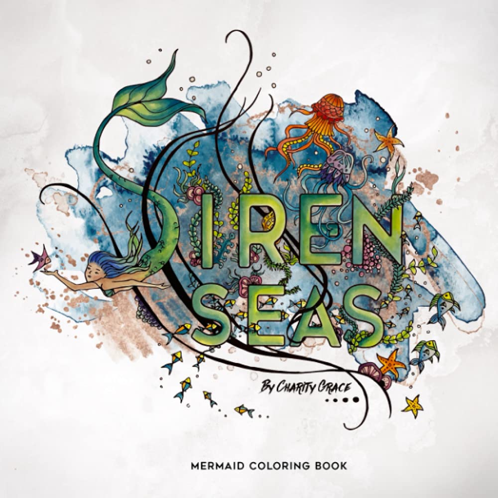 Siren Seas: Mermaid Coloring Book