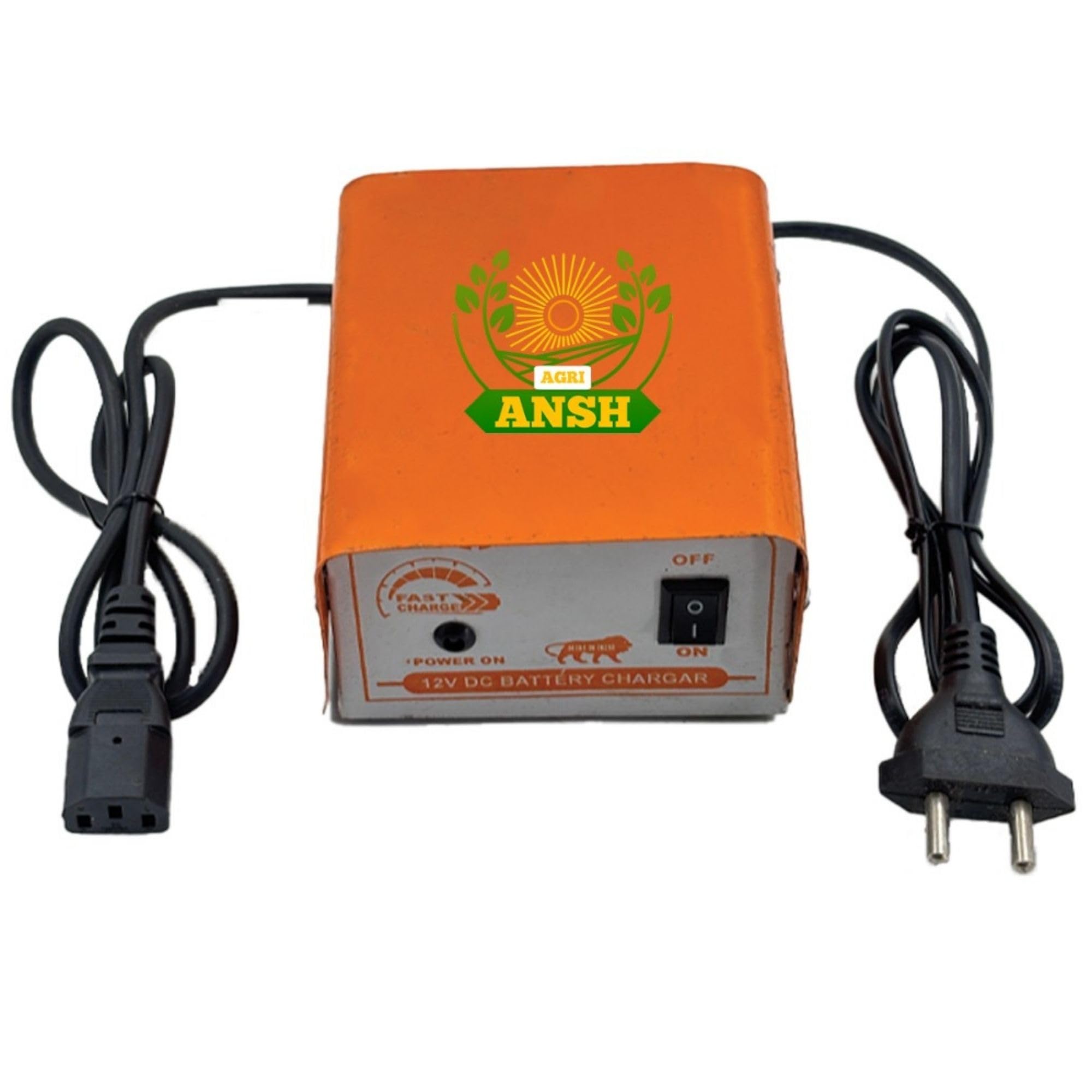 12V DC,3Amp I/P 230 Volt AC Adapter,Copper Transformer Based Heavy Duty KnackSprayer Pump Battery Charger with Charging Capacity of 7 Ah to15 Ah Battery Used to Run zatka Machine on ac.