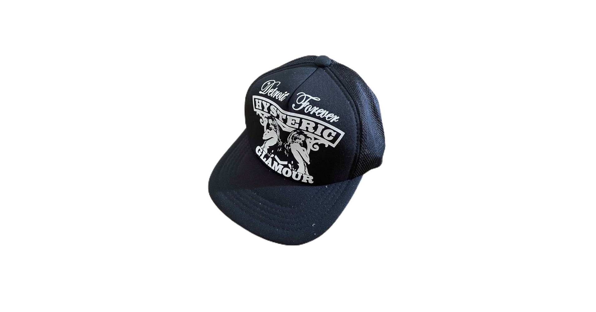 ★HYSTERIC GLAMOUR Detroit Forever ガールCAP HYSTERIC GLAMOR Detroit Forever キャップ 白 黒