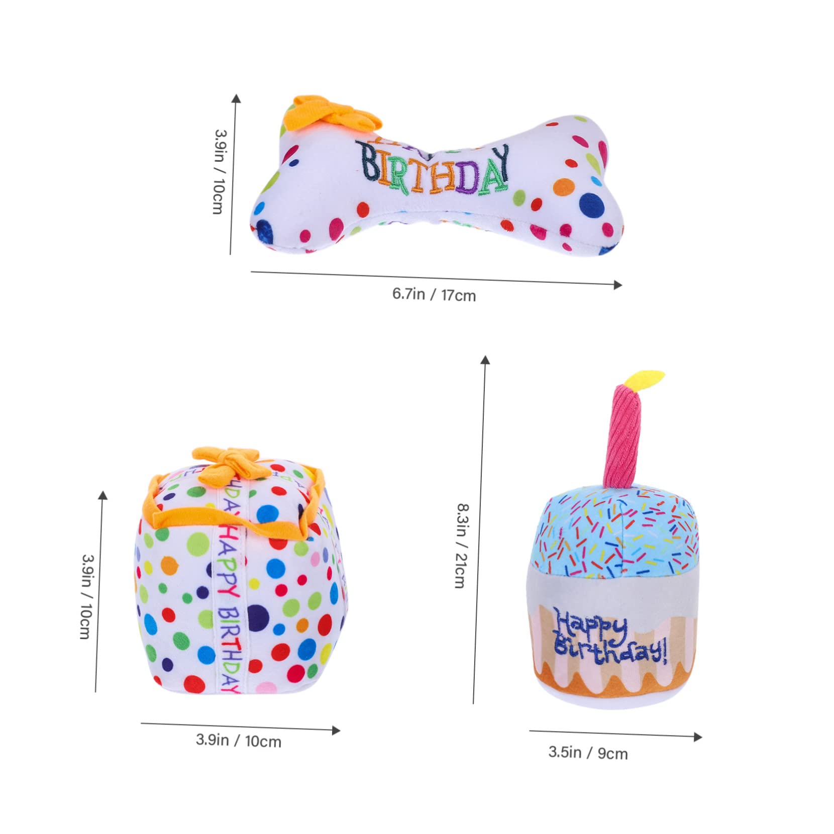 VANZACK 6stücke Teiliges Katzenspielzeug Kuchen Und Squeaky- Lustige Geburtstagsgeschenke Für Katzen Spielzeug Beschäftigung Und Zahnpflege Für Kätzchen