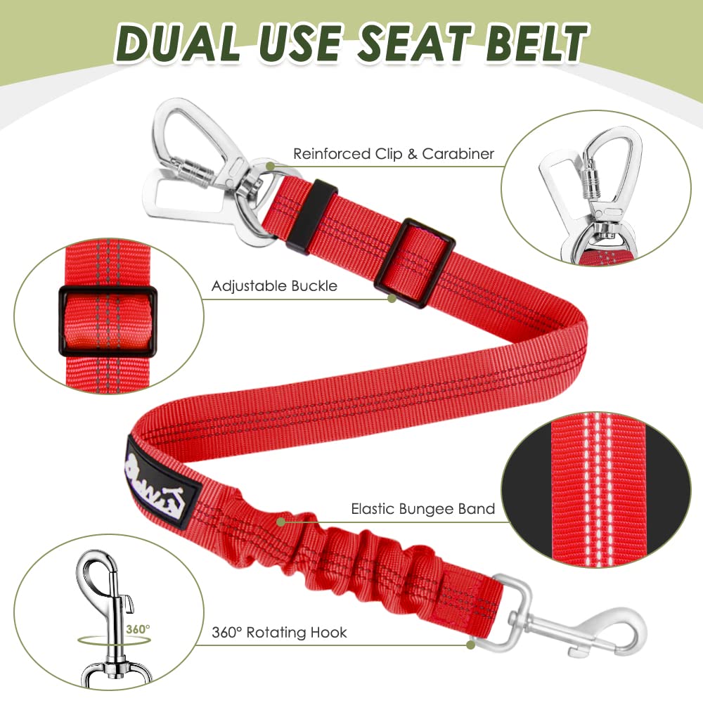 Nasjac Dog Car Harness with Seat Belts - Image 3