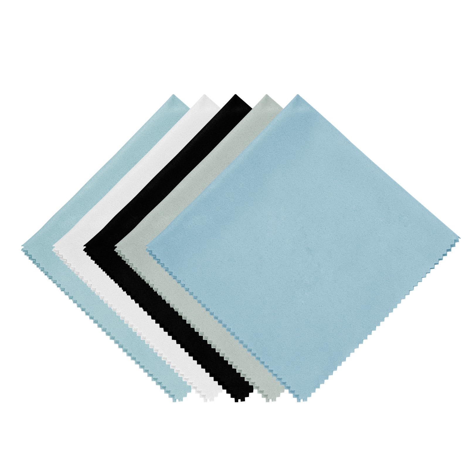 Xetpc 5 Pcs 12x12 inch Extra Large Microfibre Cleaning Cloths, Eyeglass Cleaning Cloths, Camera Lens clean cloth, Reusable Washable and Scratch Free for Cleaning Spectacle Screens Tablets and Lenses