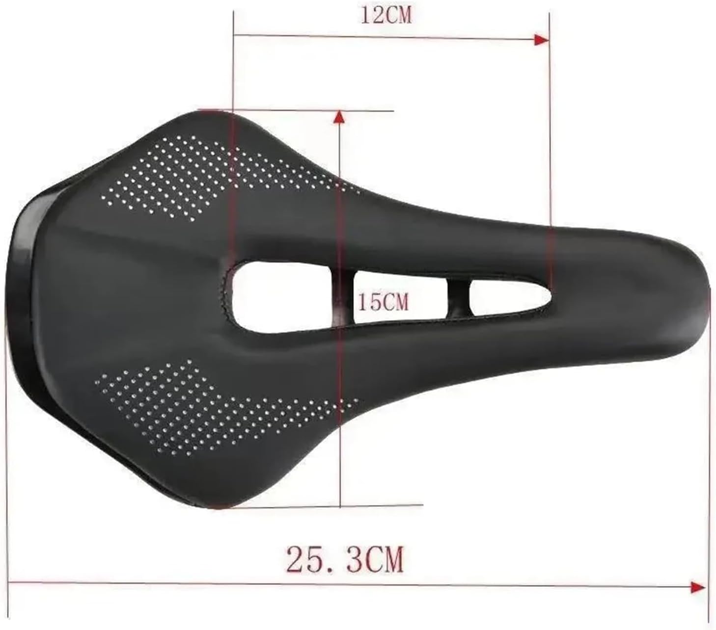 Bicycle Seat for Mountain and Road Bikes Durable Shock Absorption Comfortable Design Suitable for Off-Road and City Cycling