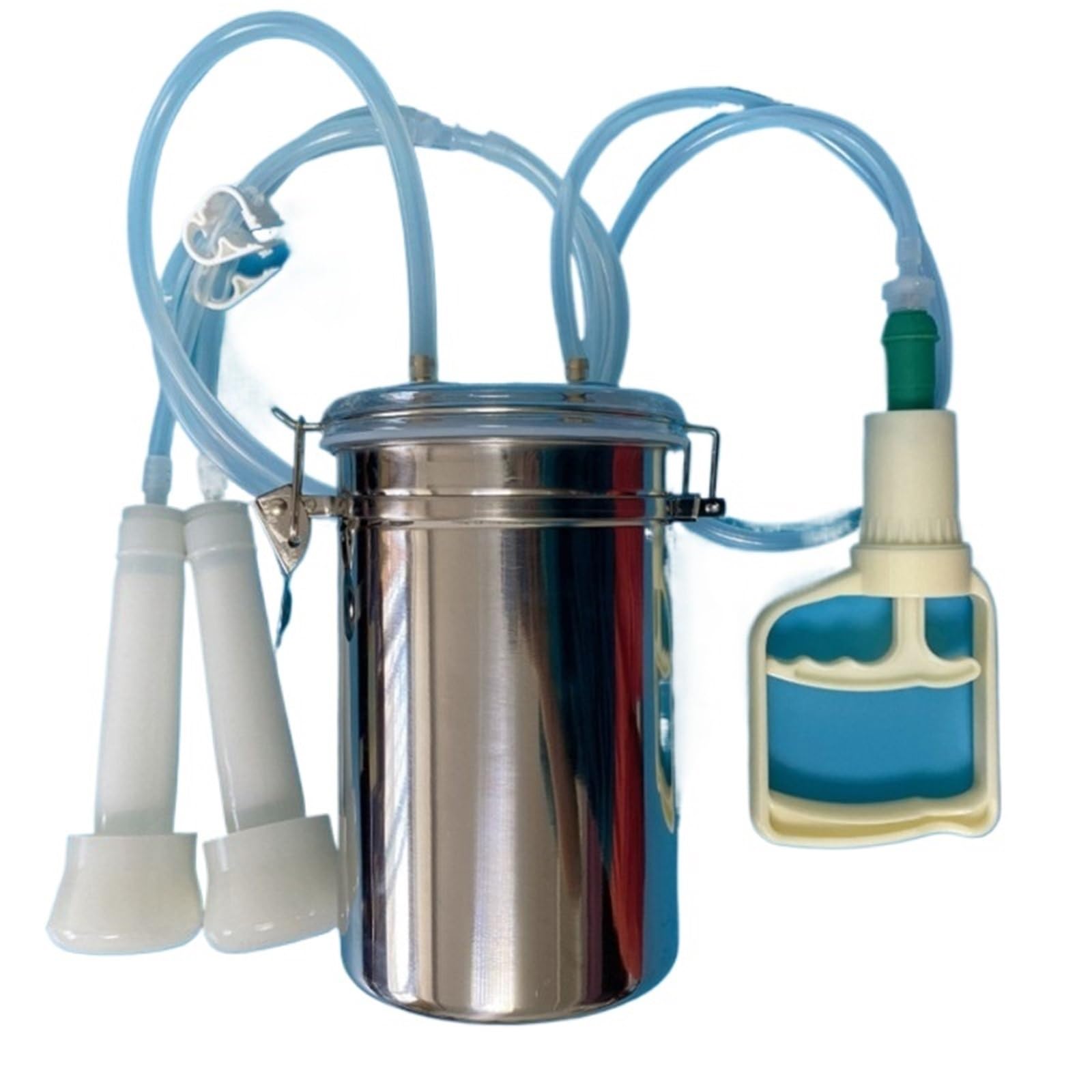 Handmelkmaschine 1 Set Ziegenmilch-Extraktor, handkurbelbetriebene kleine manuelle Melkmaschine for die Tierhaltung
