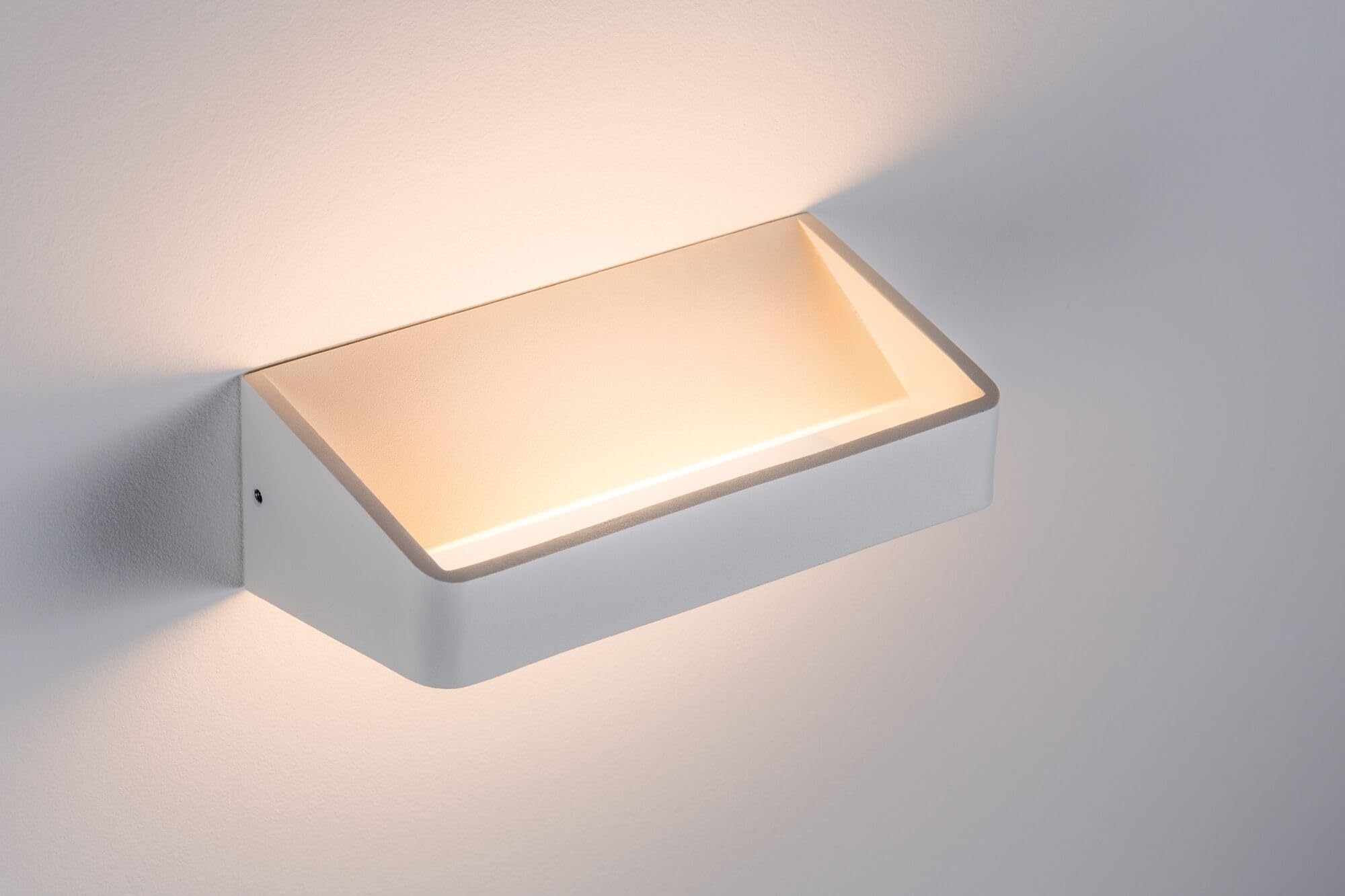 Paulmann 70790 LED Wandleuchte Barr moderne Wandlampe LED Wandbeleuchtung 5,5W Lichtakzente Weiß Lichteffekte 2700K Warmweiß