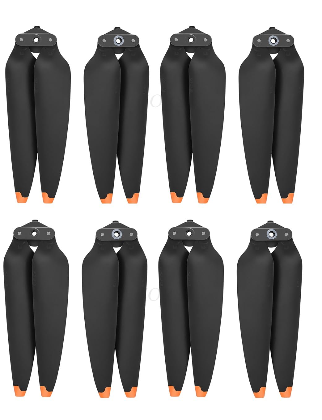 Propellers for DJI Mavic AIR 3 Drone Tip Low-noise Quick Release Foldable Wings 8747F Propellers (8x, Orange Tip)