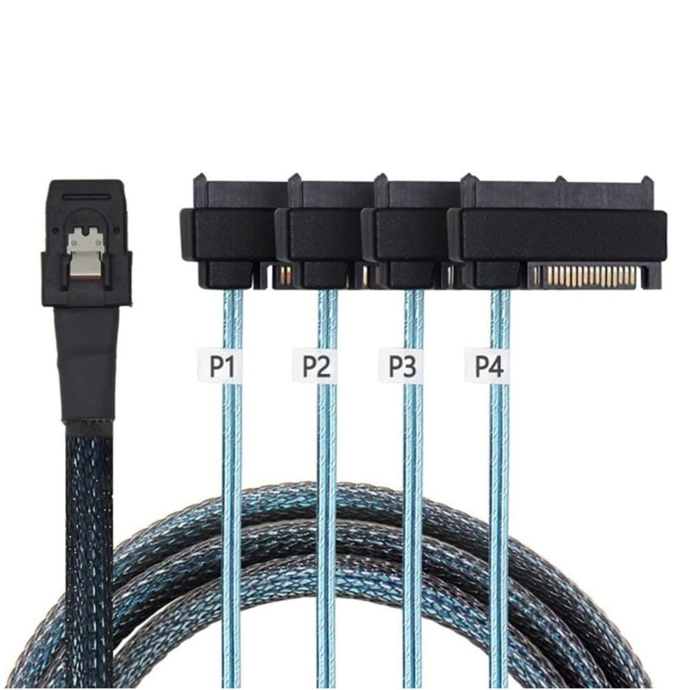 Cavo Mini SAS Per HDD - Connettori SFF-8683 A SFF-8482 Con