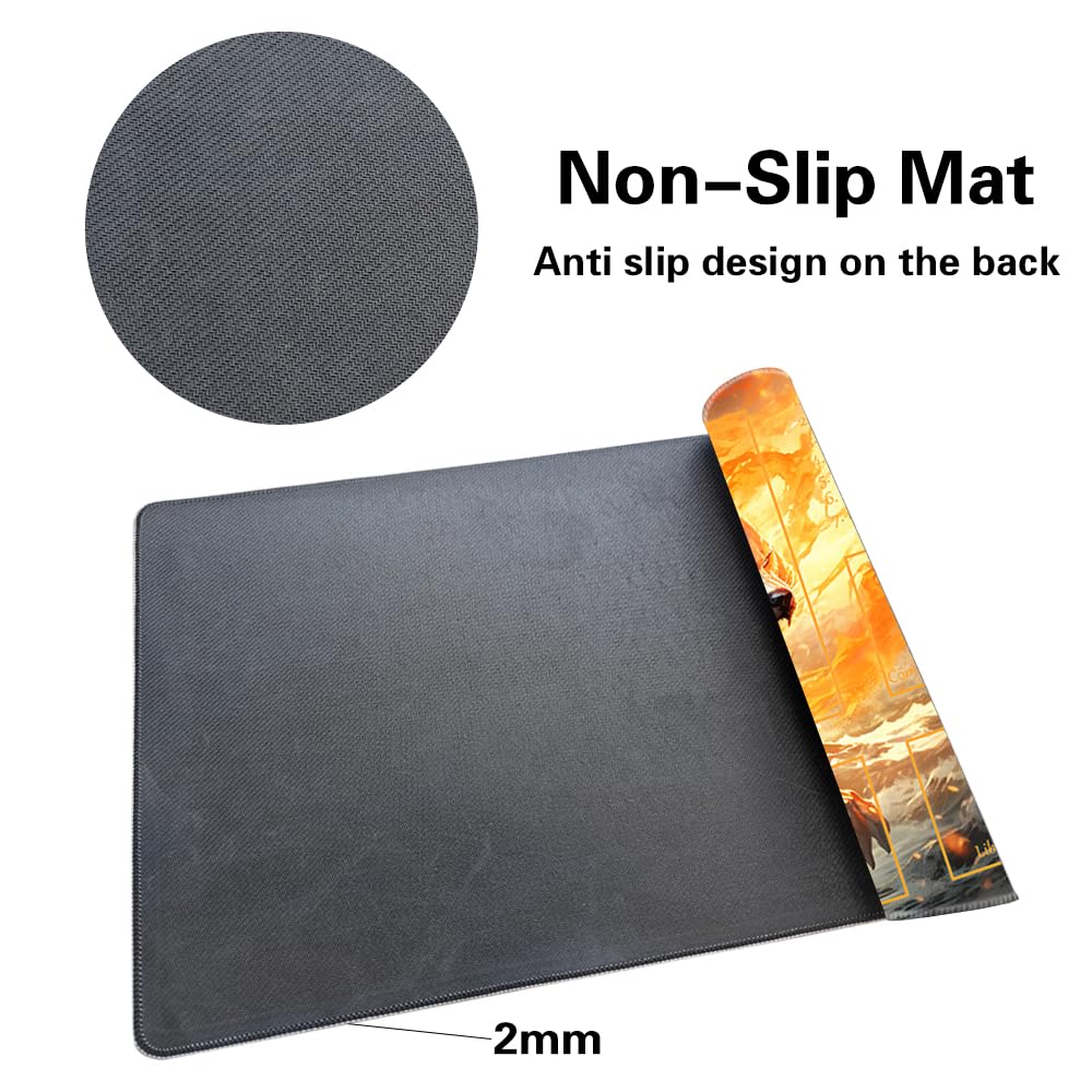 TCGMAT MTG Tapis de jeu – Impression avec dos antidérapant, idéal