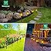 IkeeRuic Solar Halloween Flame Torch Lights for Outdoor Decor, 12Pack Outdoor Lights Solar Powered Waterproof, LED Torches for Outside Decor, Luces Solares Outdoor Decorations for Patio Garden Art