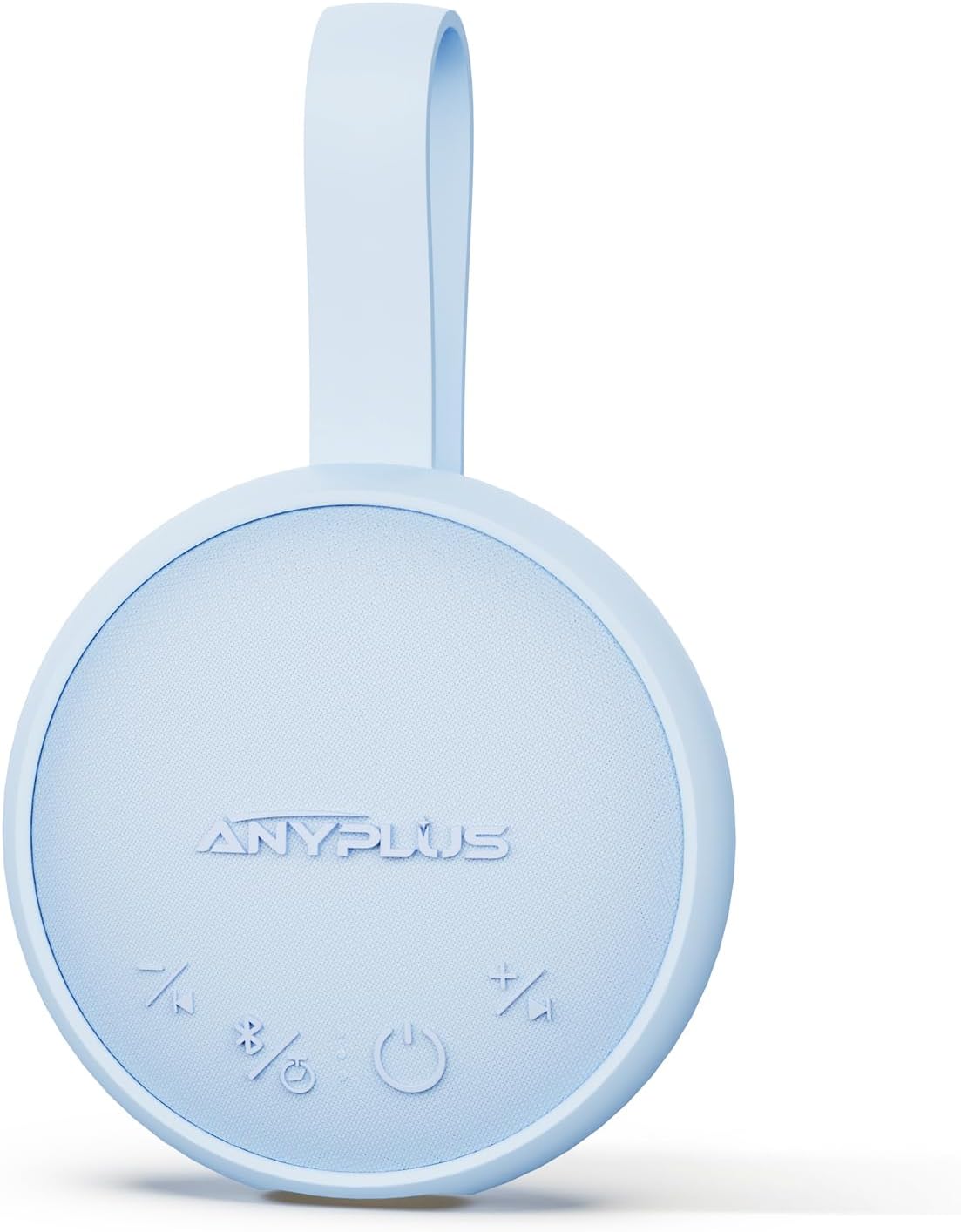 White Noise Sound Machine, Portable Sound Machine for Sleeping Adults & Baby, with Bluetooth 5.1/24 Soothing Sounds/Battery Powered/3 Timer Memory Function for Office/Bedroom/Travel（Blue）