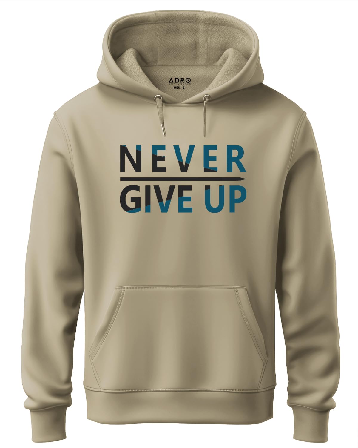 ADROMen's Cotton Hooded Neck Sweatshirt