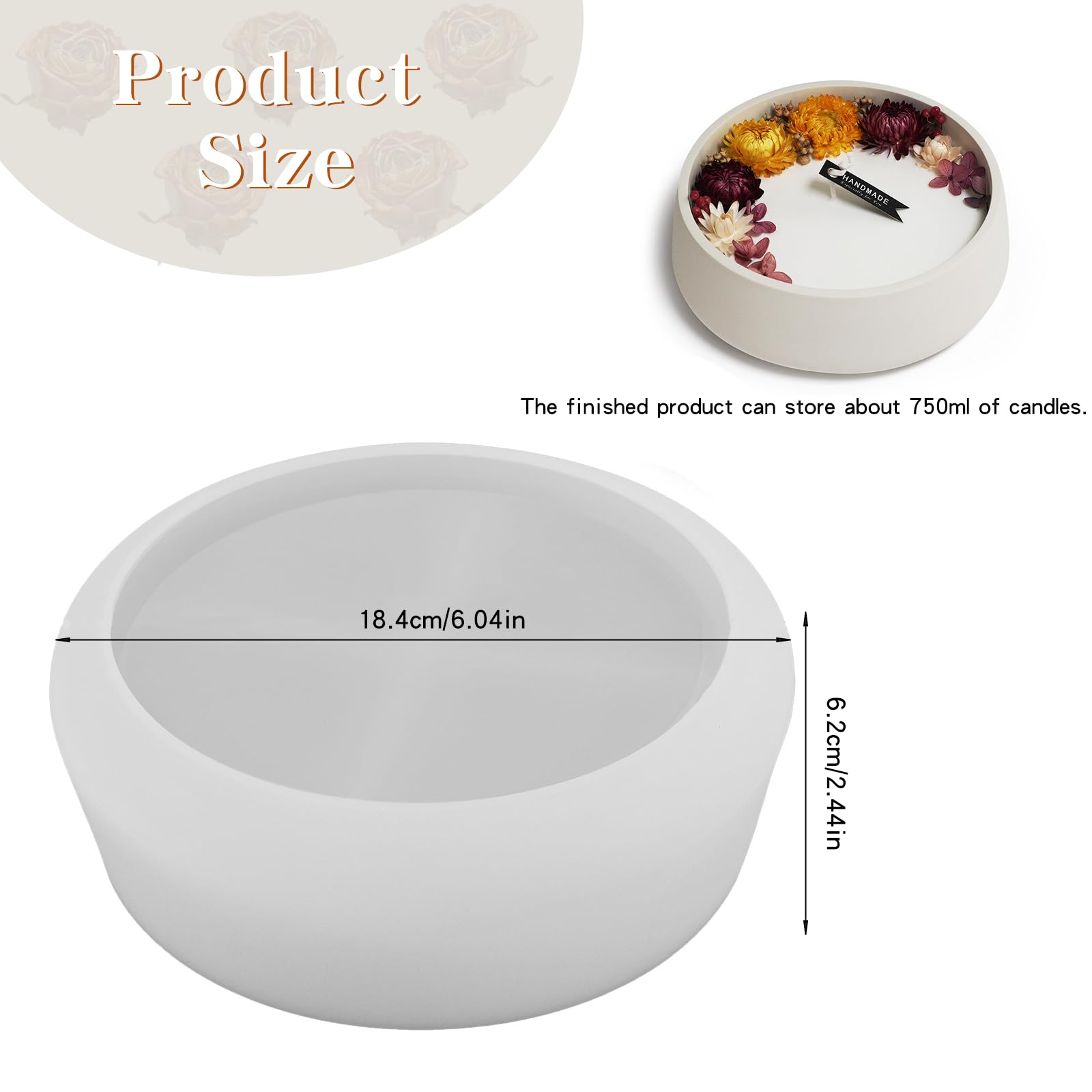 Stampo In Silicone Per Resina Yalul - 30x20 Cm, Per Vassoi E Decorazioni - Foto 6