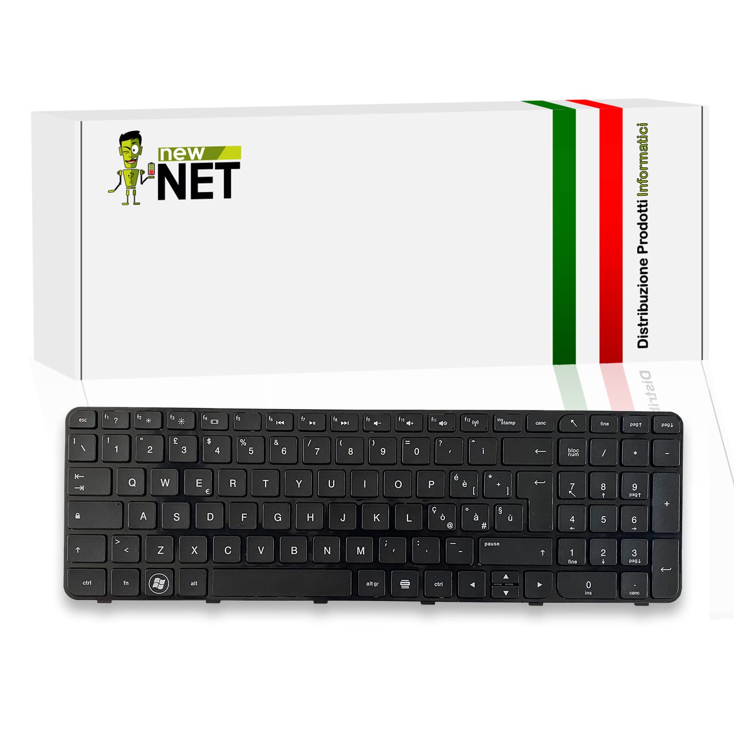Tastiera Italiana - NERO - per Notebook HP compatibile p/n: 697530-061 Tastiera Italiana - NERO - per Notebook HP compatibile p/n: 697530-061